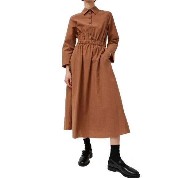 NEW NO. 6 crosby midi dress in tan